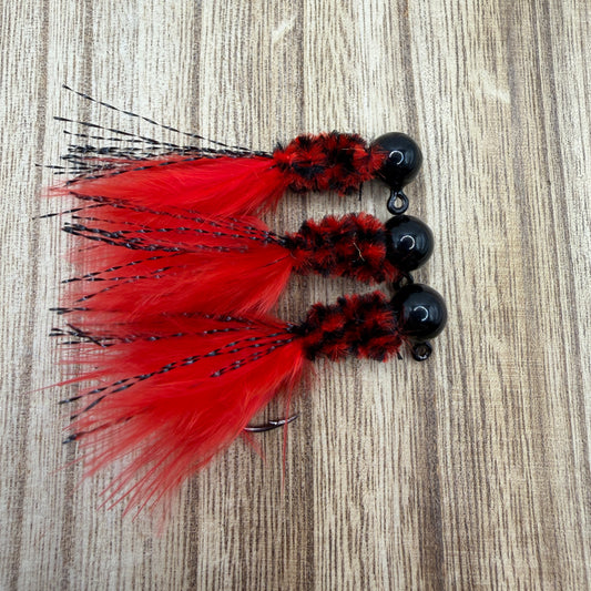 1/8th oz Ball Head Hand-Tied Custom Jig