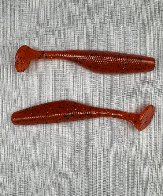 Orange Shimmer 3.8 Shiver Shad