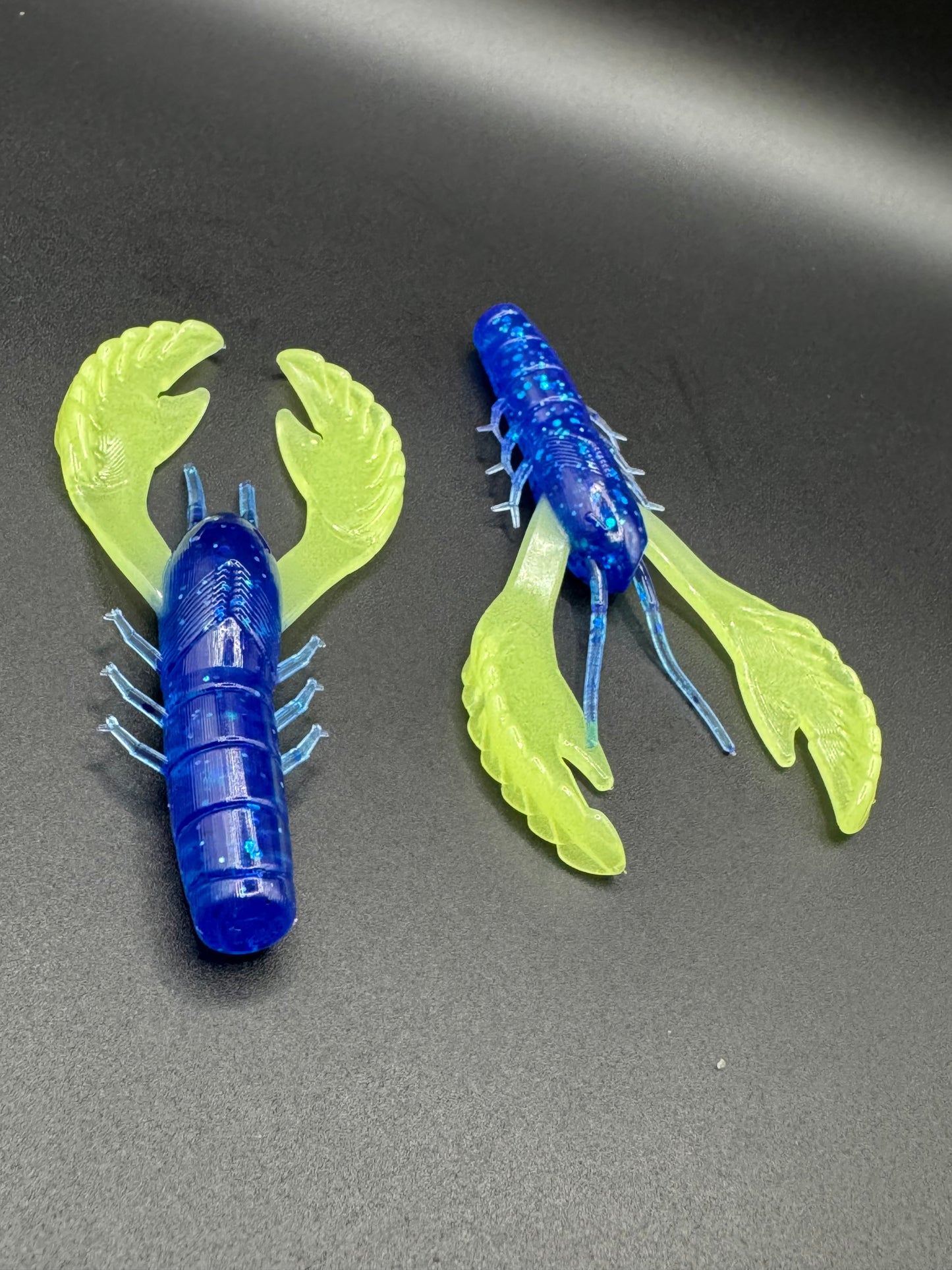 Sapphire Glow 4" Okie Craw