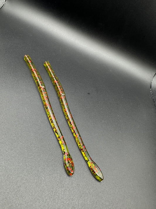 Watermelon Red 6" Slim Bot Worm