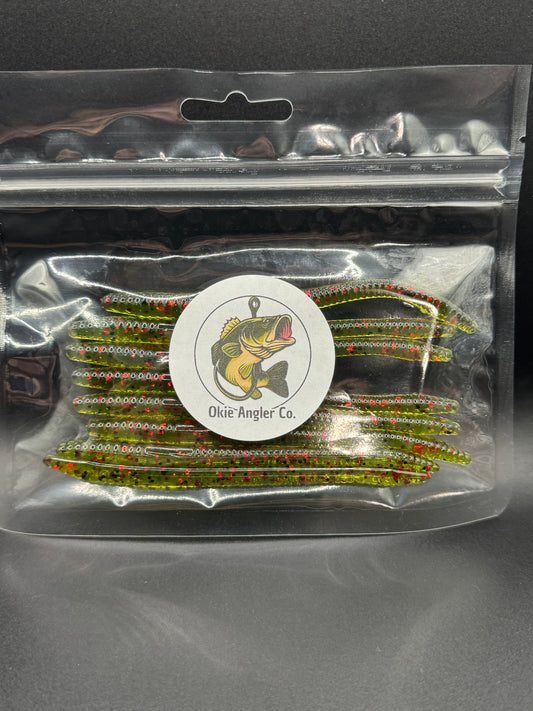 Watermelon Red 4.75" Drop Shot Worm