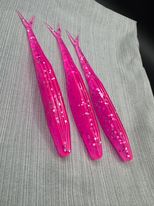 Dazzling Pink 5" jerk Shad