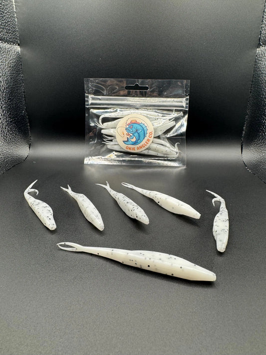 Salt and Pepper 4" Jerk Shad