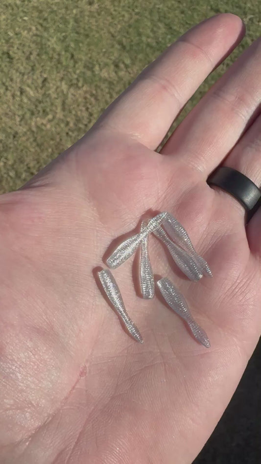 Silver Shiner 1" Ice Leech