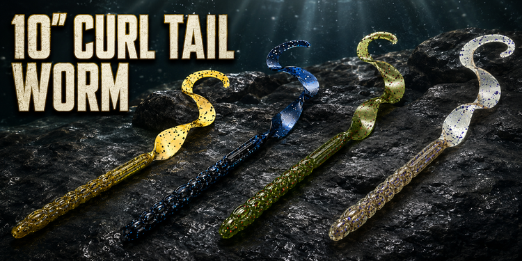 10" Curl Tail Worm