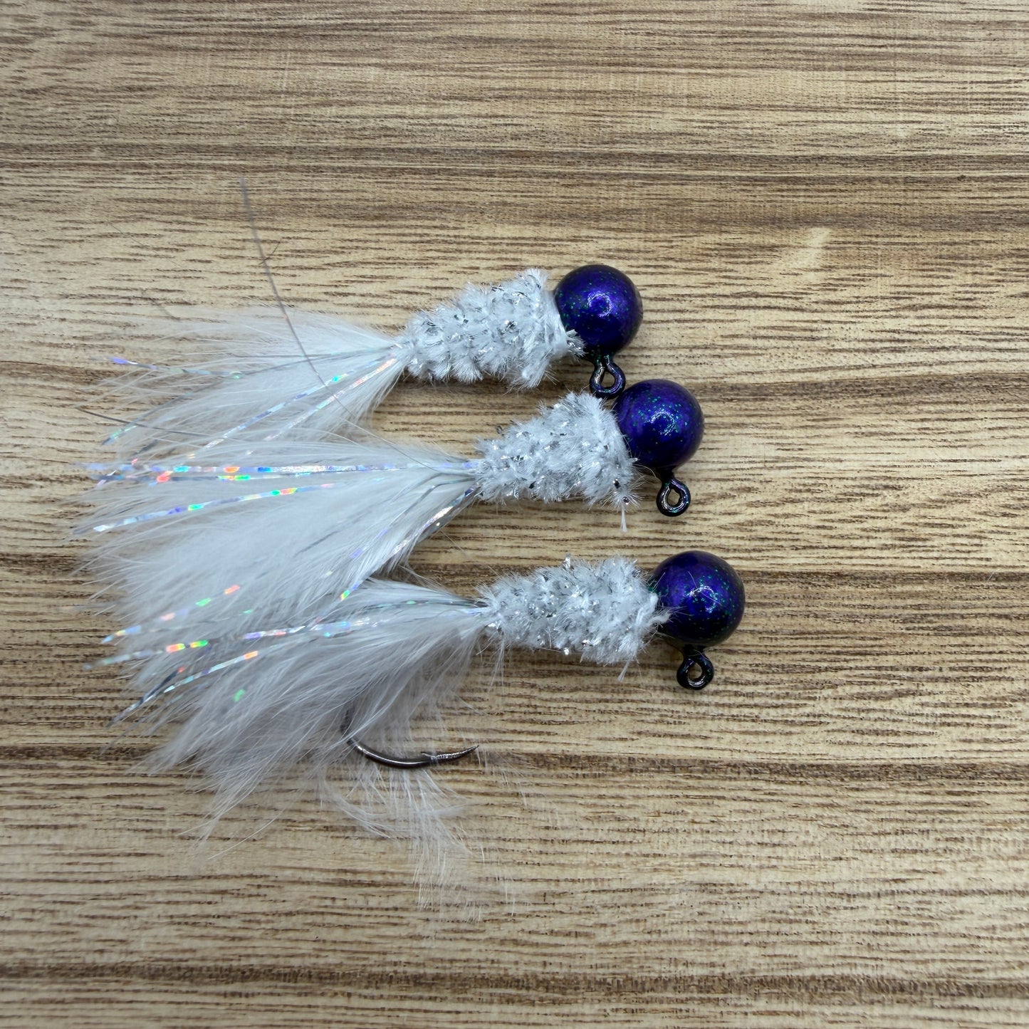 1/8th oz Ball Head Hand-Tied Custom Jig