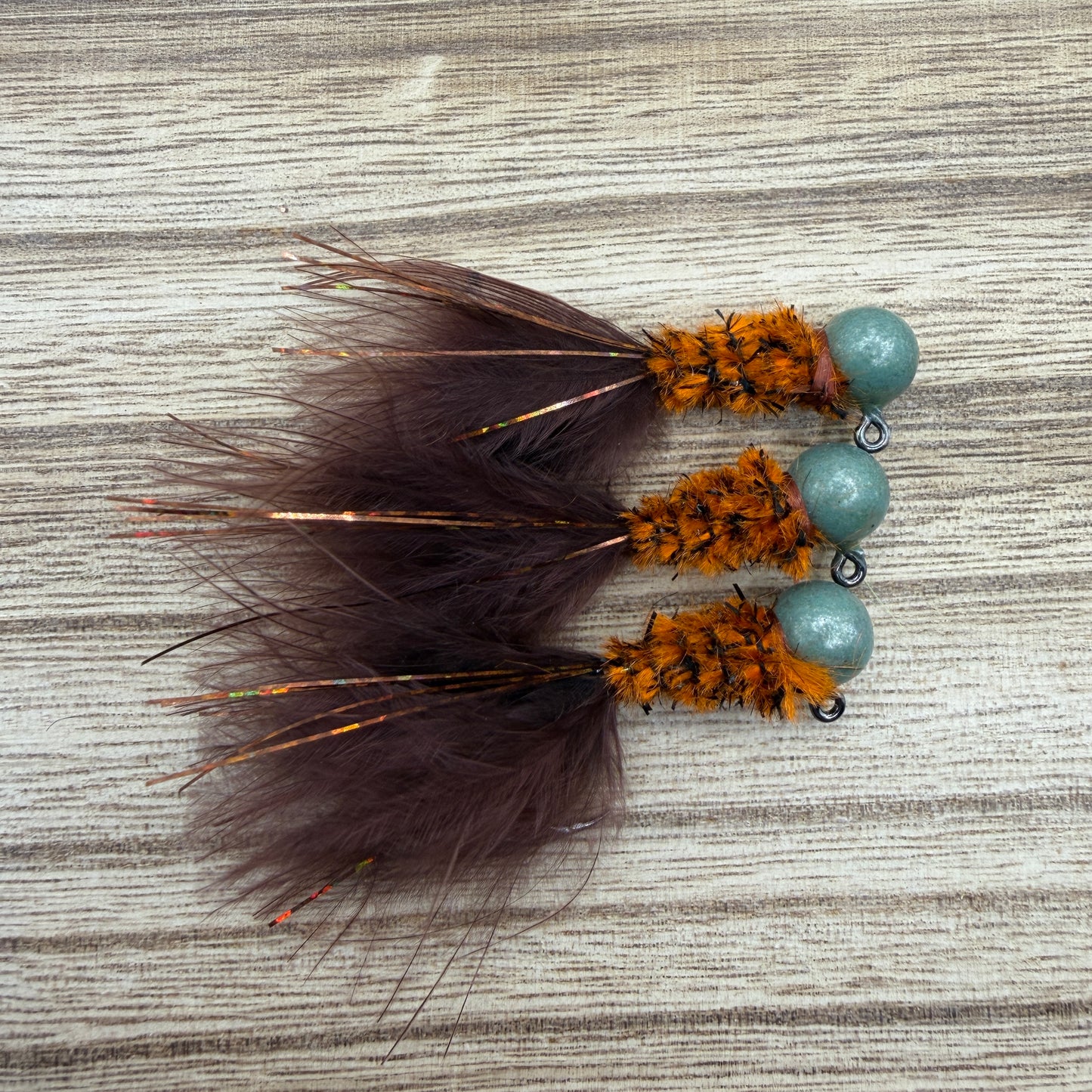 1/8th oz Ball Head Hand-Tied Custom Jig