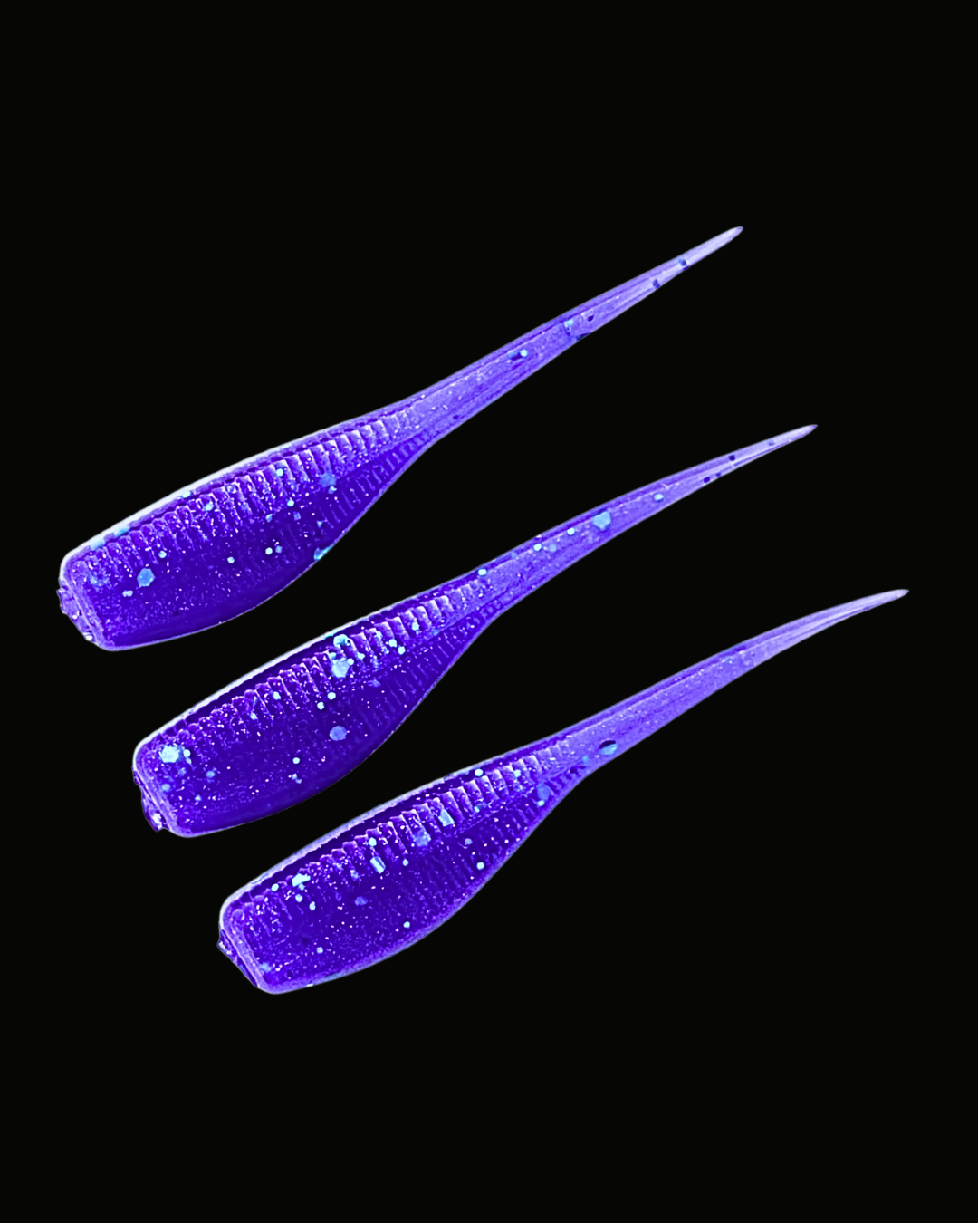 Okie Angler Co June Bug 2-inch Crappie Slayer soft plastic bait for crappie fishing.