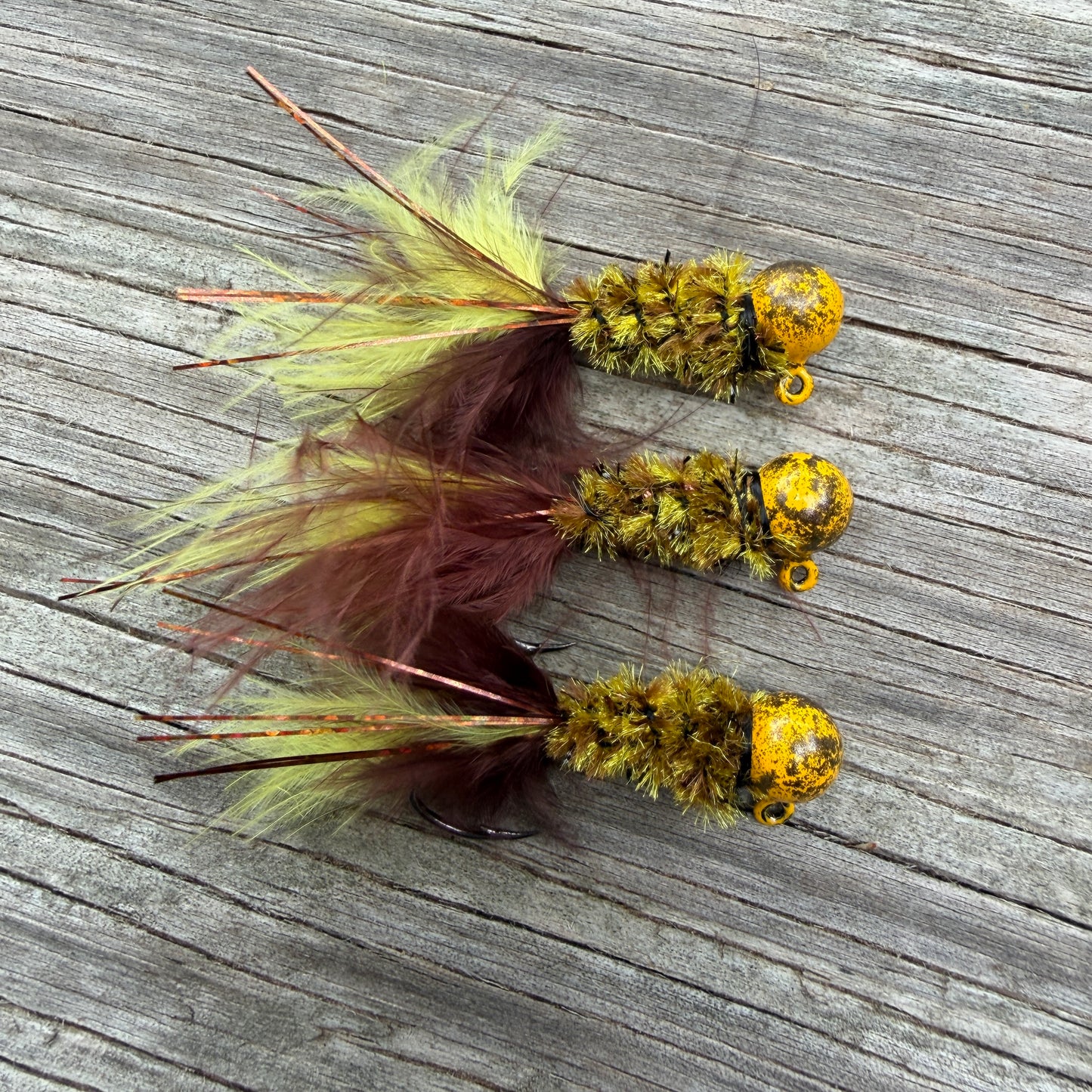 1/8th oz Ball Head Custom Hand-Tied Jig