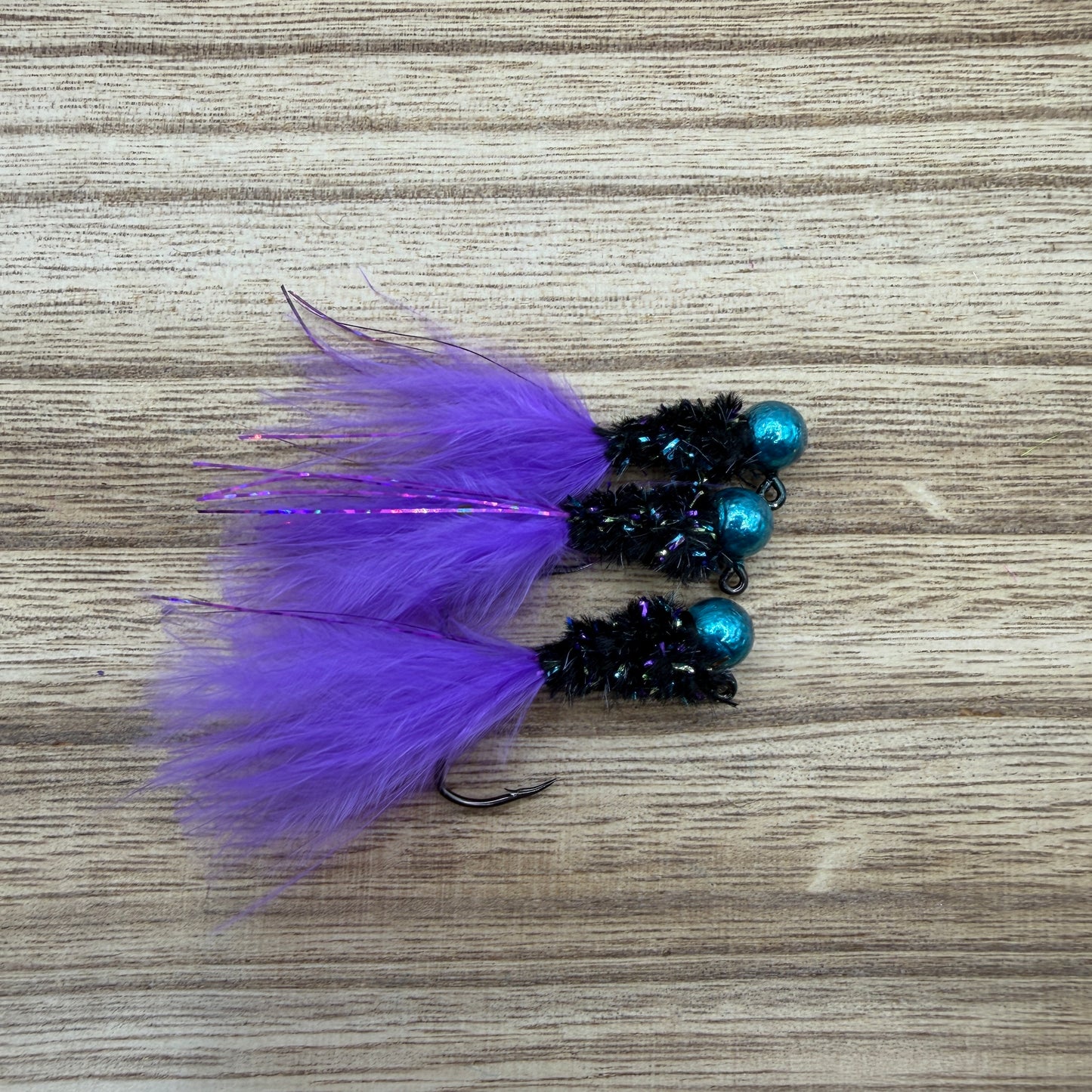 1/16th oz Ball Head Custom Hand-Tied Jig