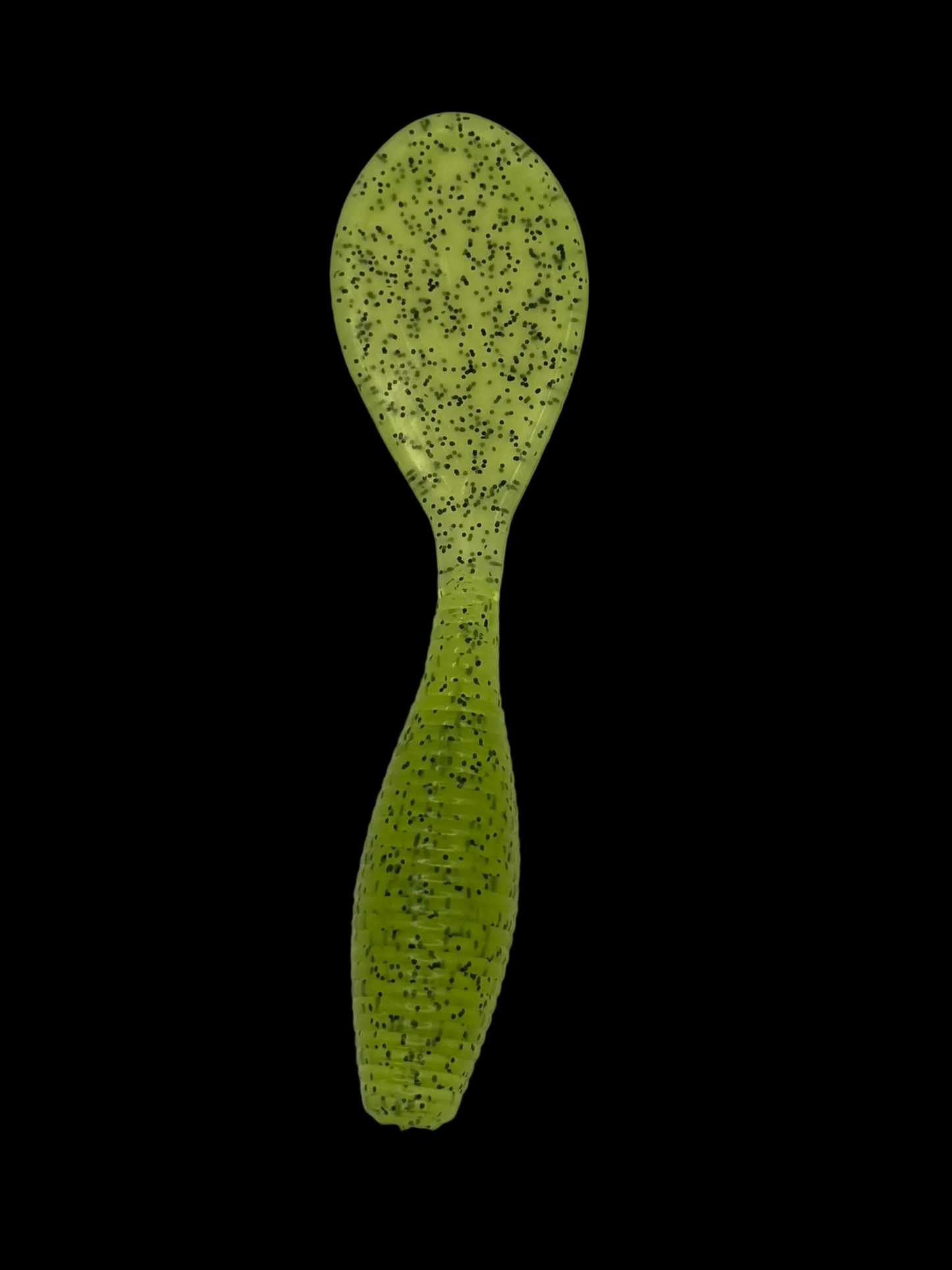4" Paddle Grub - Chartreuse Pepper