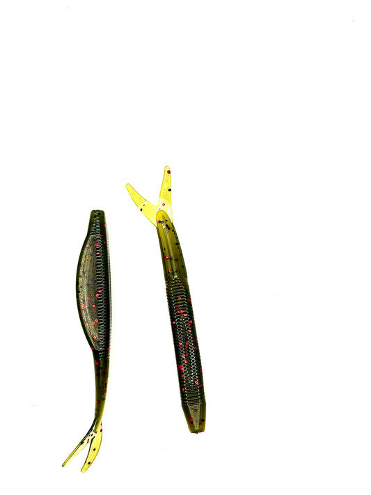 4" Jerk Shad – Watermelon Red