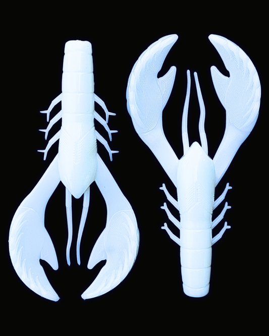 4" Okie Craw - Pearl White