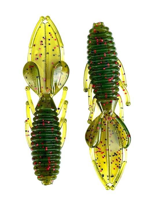 4" Okie Stinger – Watermelon Red