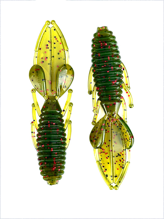 4" Okie Stinger – Watermelon Red