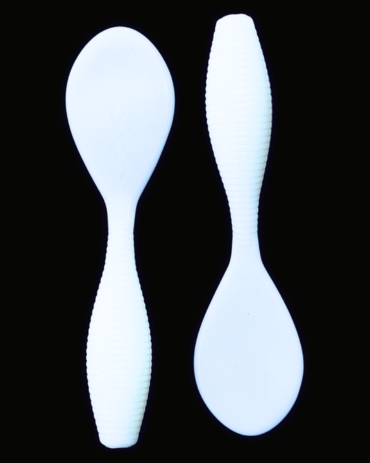 4" Paddle Grub - Pearl White