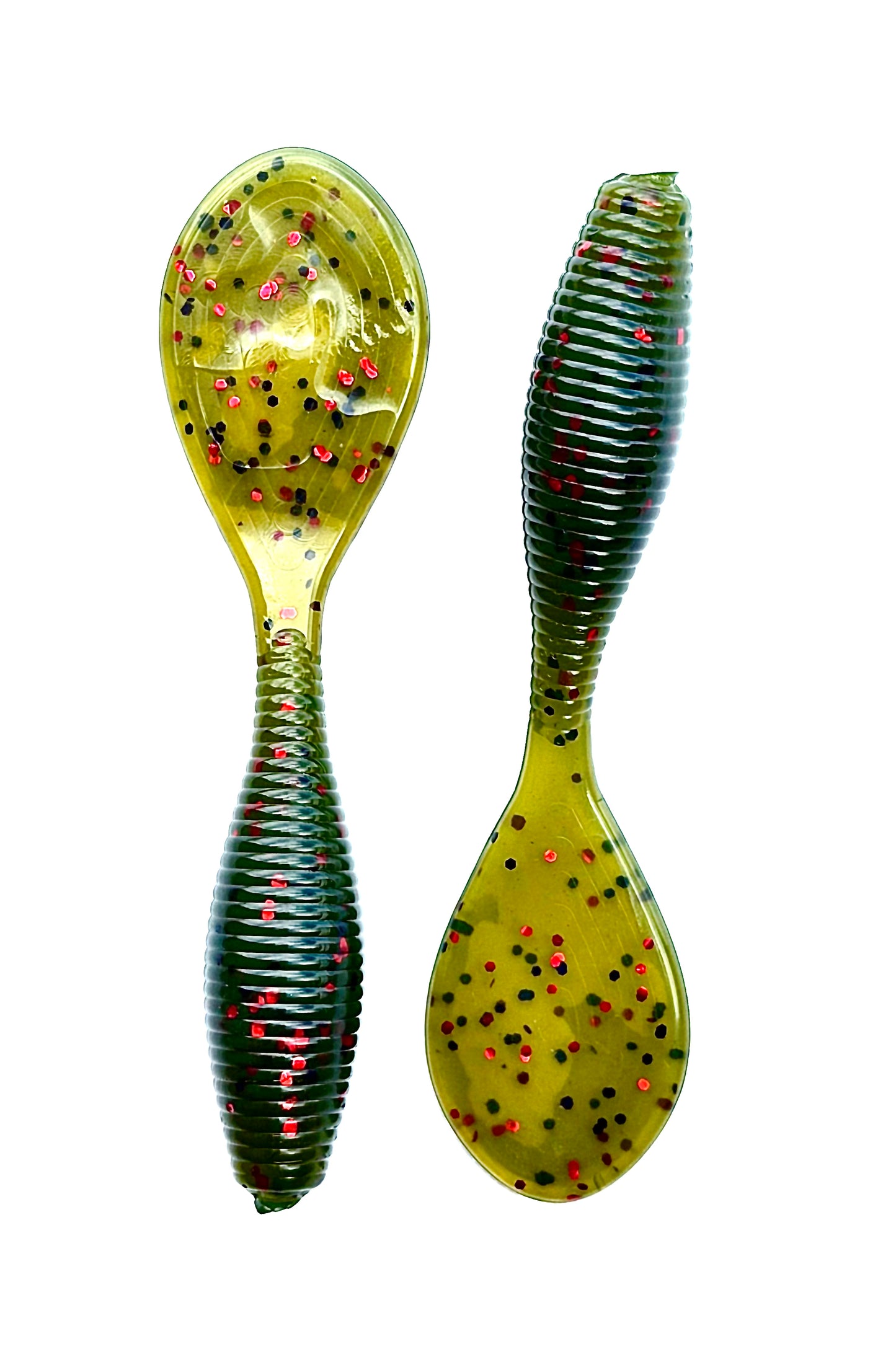 4" Paddle Grub - Watermelon Red