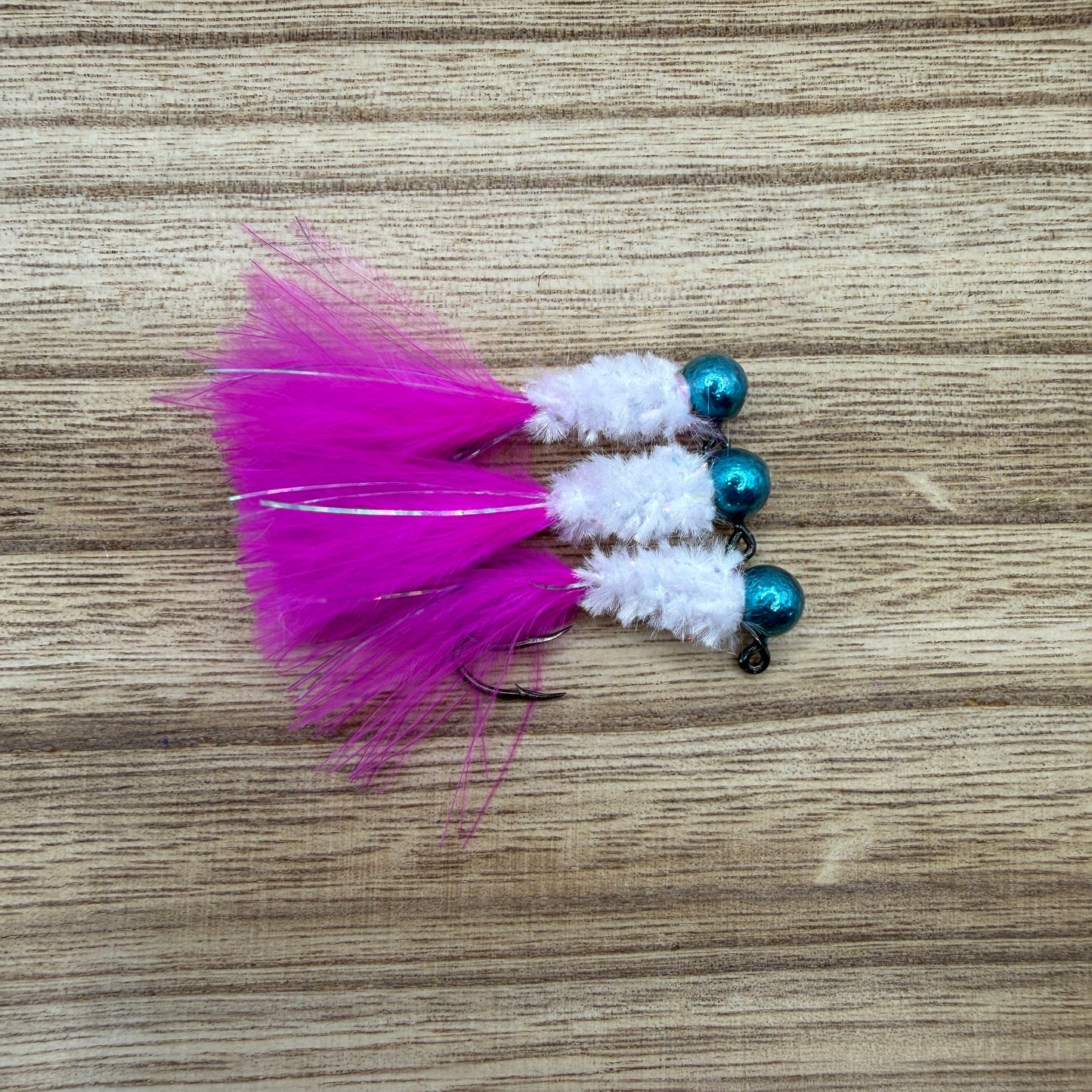 1/16th oz Ball Head Hand-Tied Custom Jig