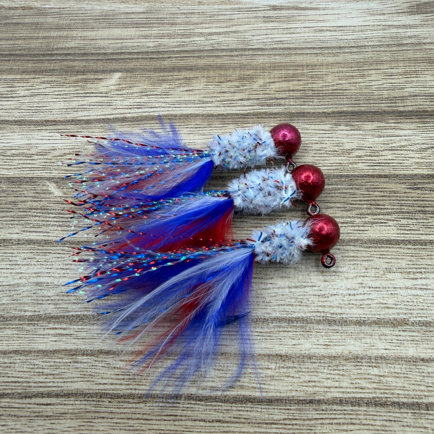 1/8th oz Ball Head Hand-Tied Custom Jig