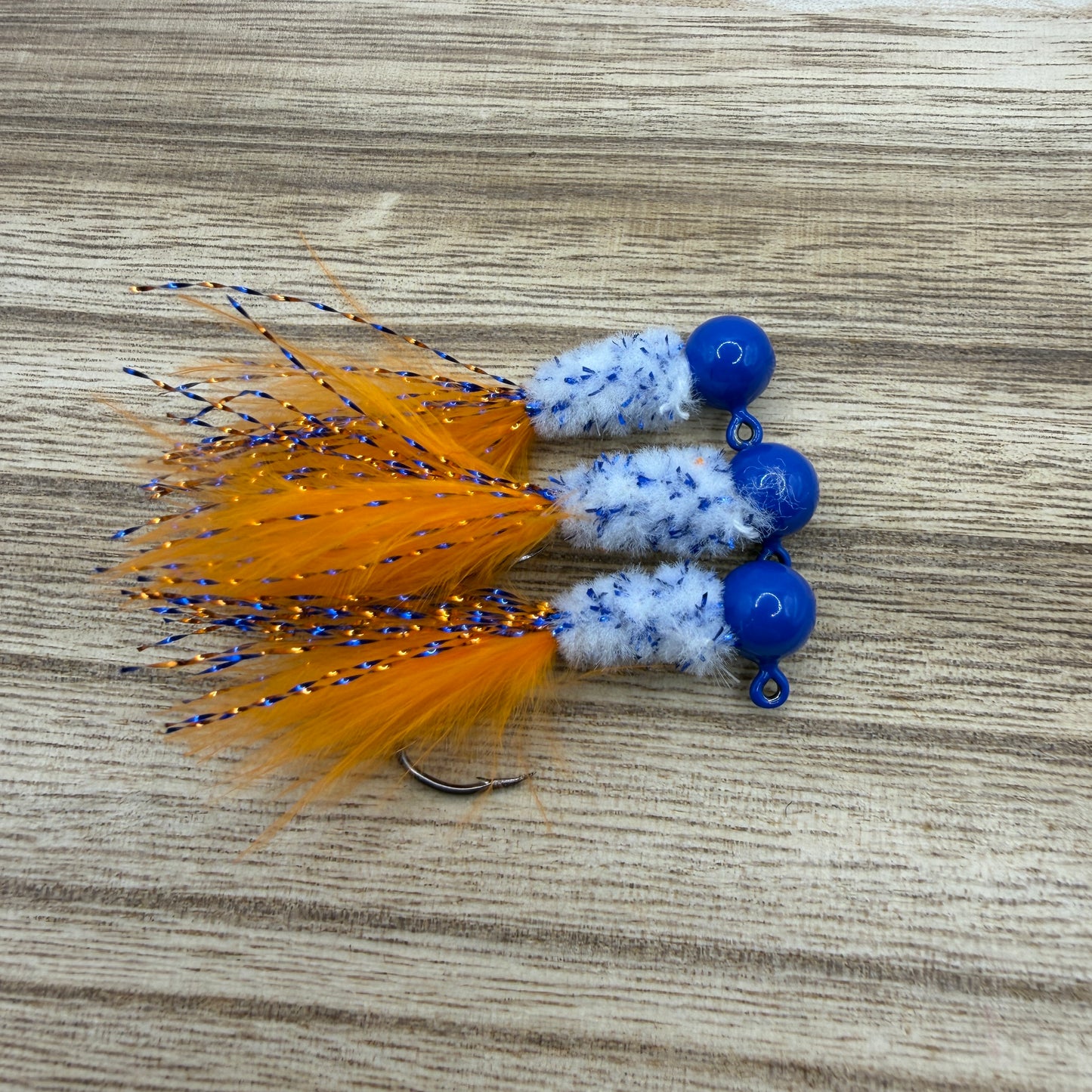 1/8th oz Ball Head Hand-Tied Custom Jig