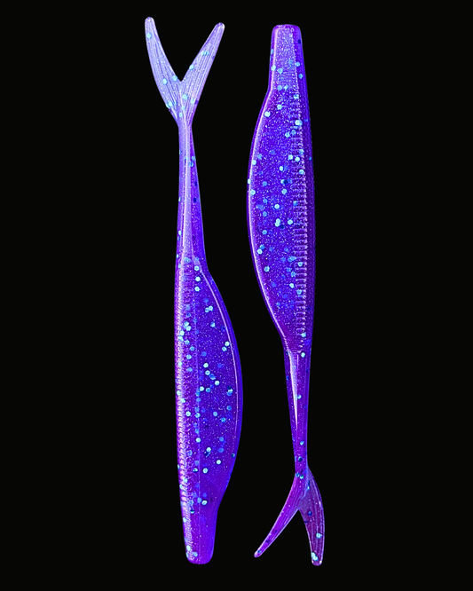 5" Jerk Shad – Prizm Purple