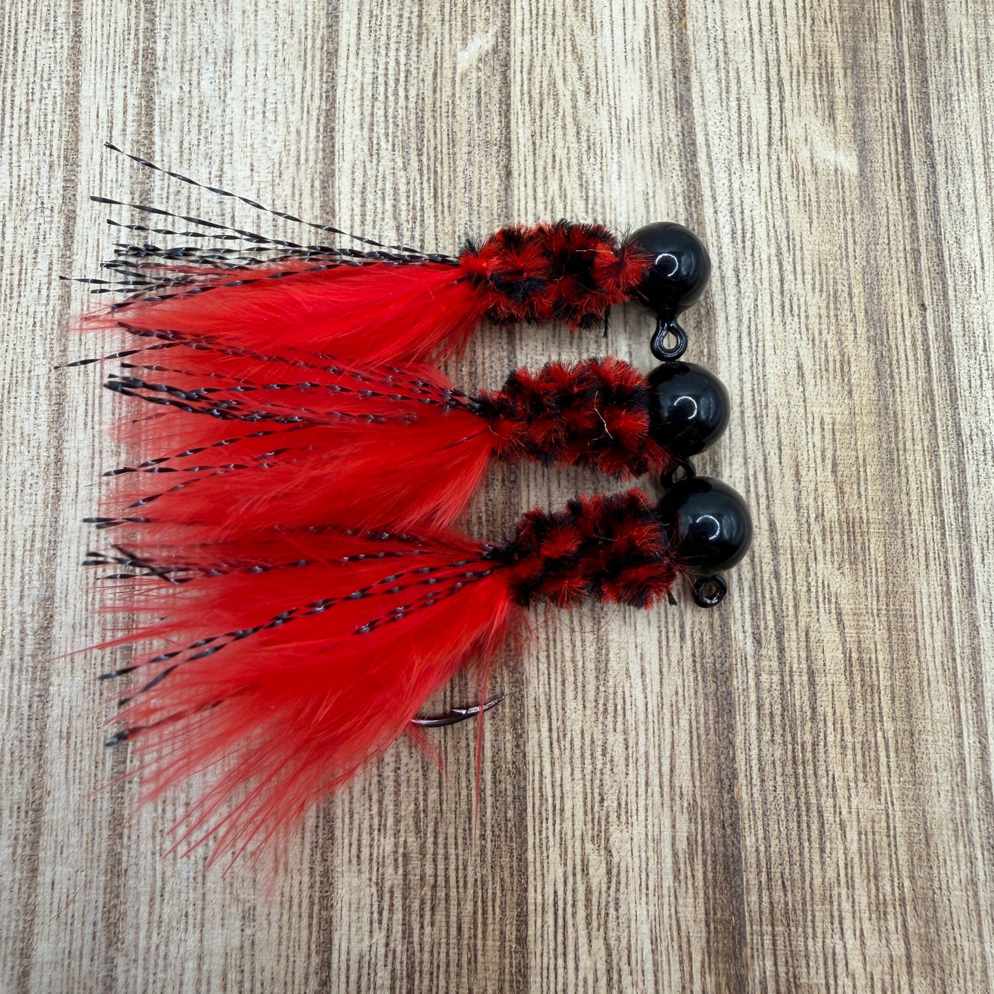 1/8th oz Ball Head Hand-Tied Custom Jig