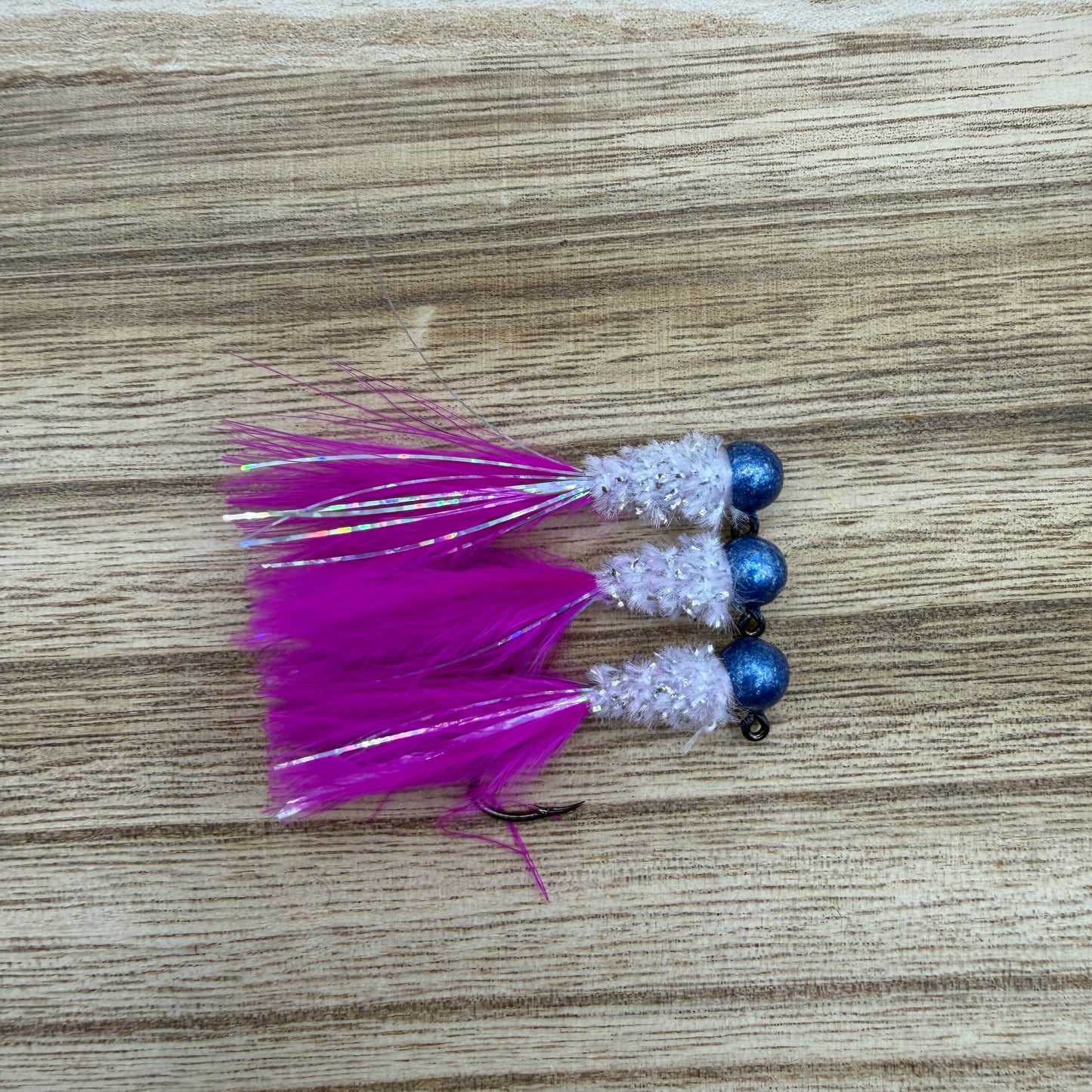 1/16th oz Ball Head Hand-Tied Custom Jig