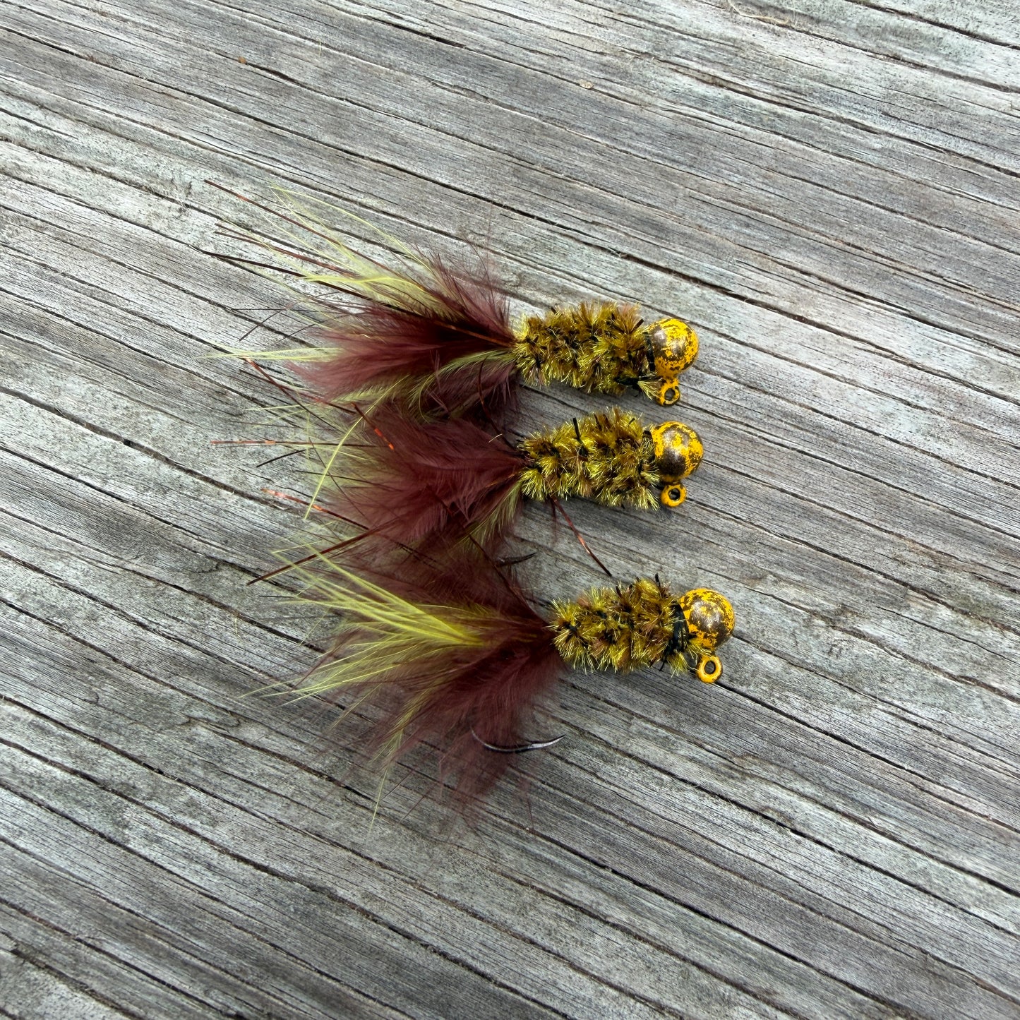1/16th oz Ball Head Custom Hand-Tied Jig