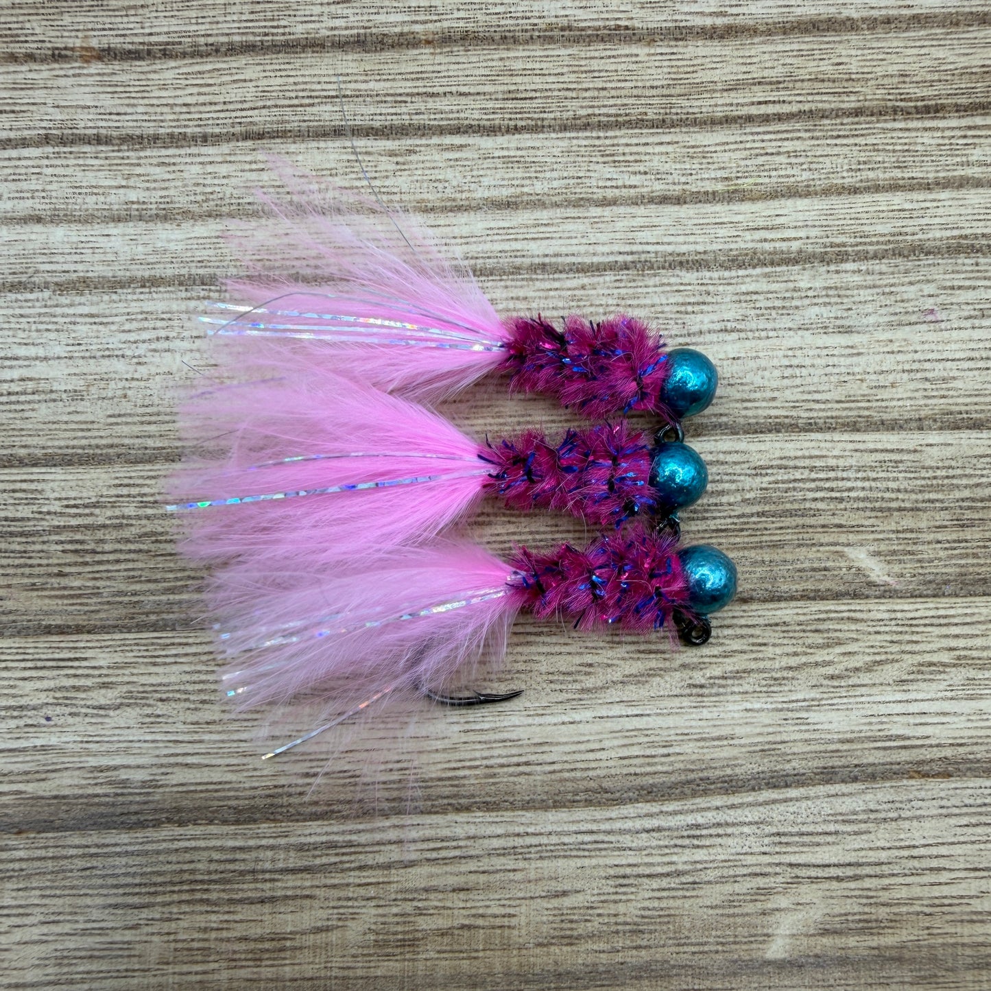 1/16th oz Ball Head Custom Hand-Tied Jig