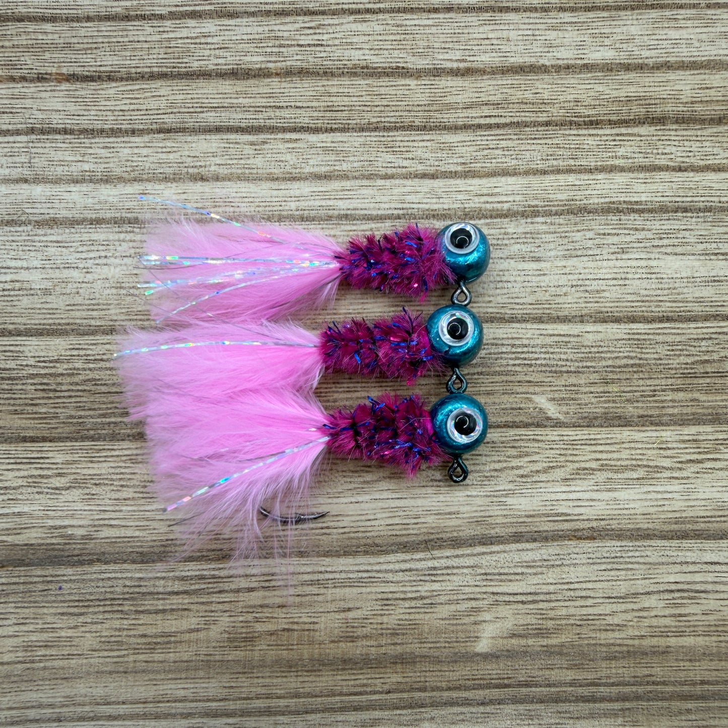 1/8th oz Ball Head Custom Hand-Tied Jig