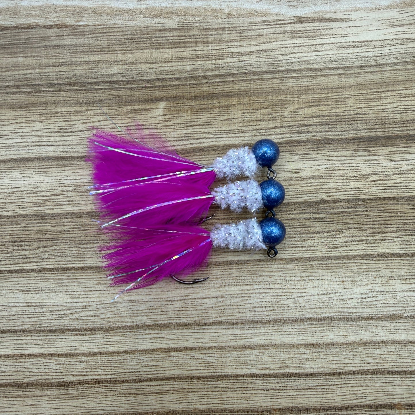 1/8th oz Ball Head Hand-Tied Custom Jig