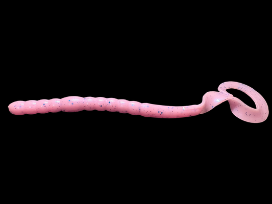 Pink Berry 10" Curl Tail Worm