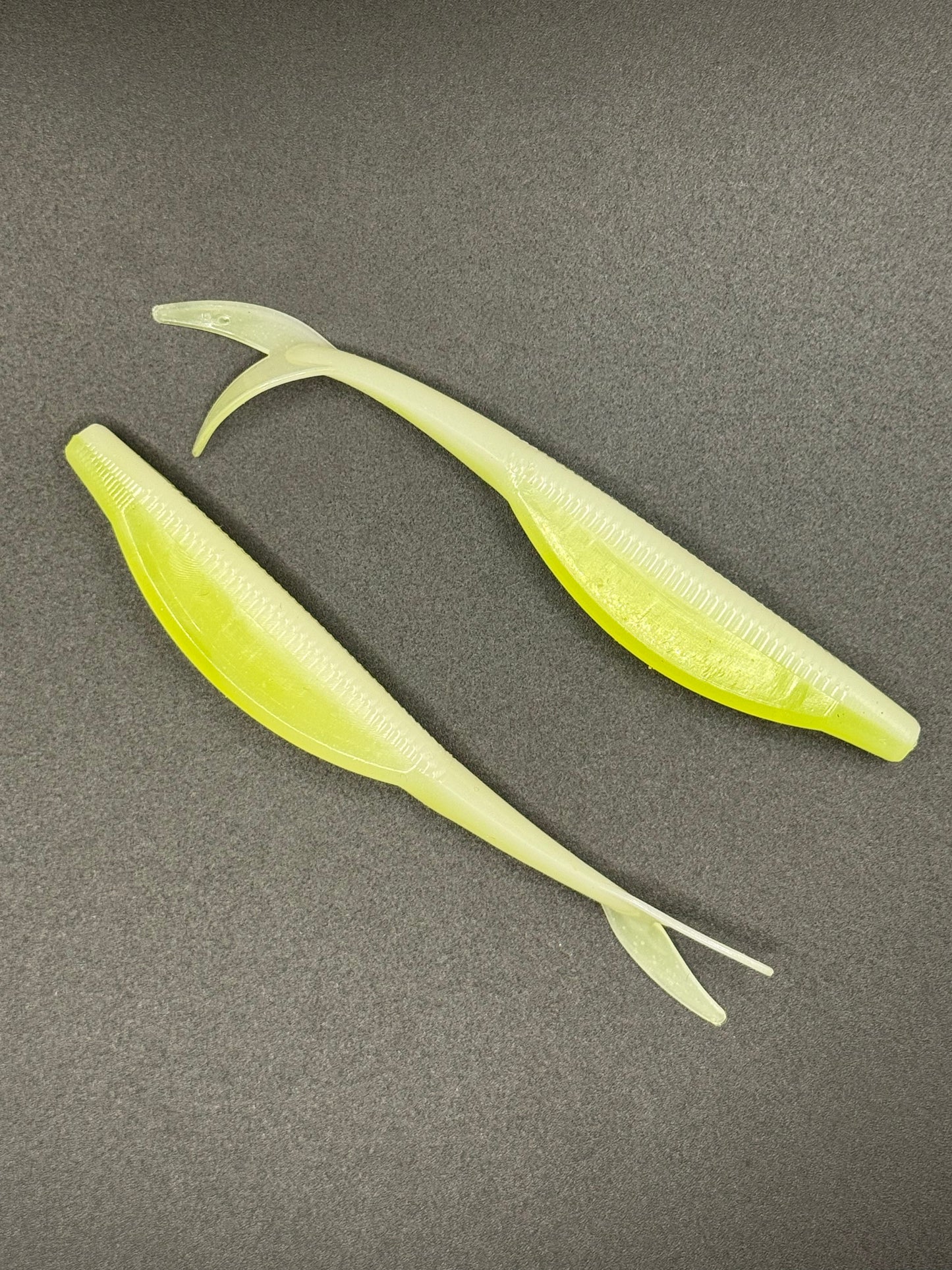 Lime Ghost 4" Jerk Shad