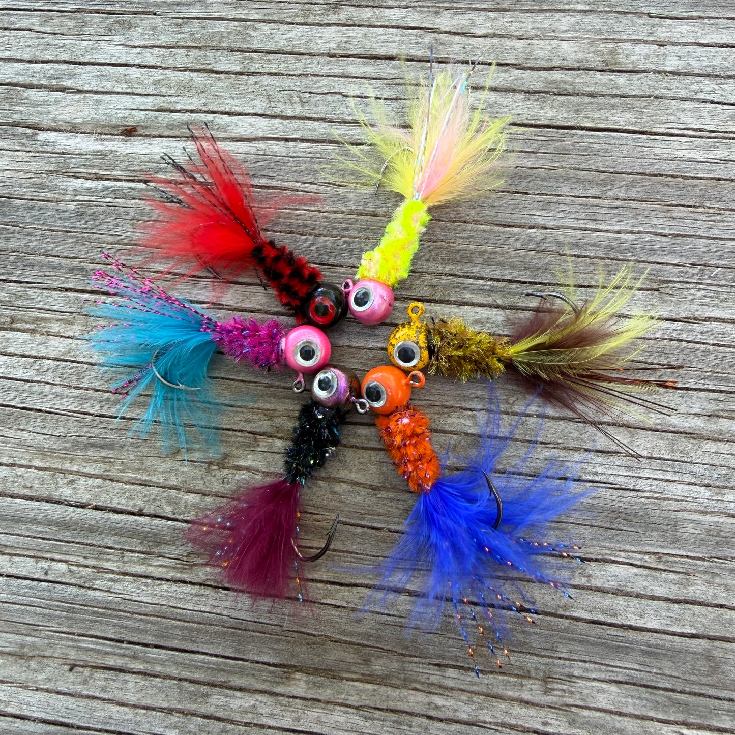 1/8th oz Hand-Tied Custom Jig