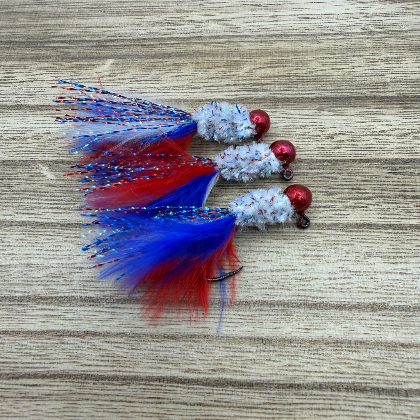 1/16th oz Ball Head Hand-Tied Custom Jig
